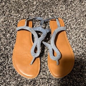 Merona Gray and Tan Women's Sandals